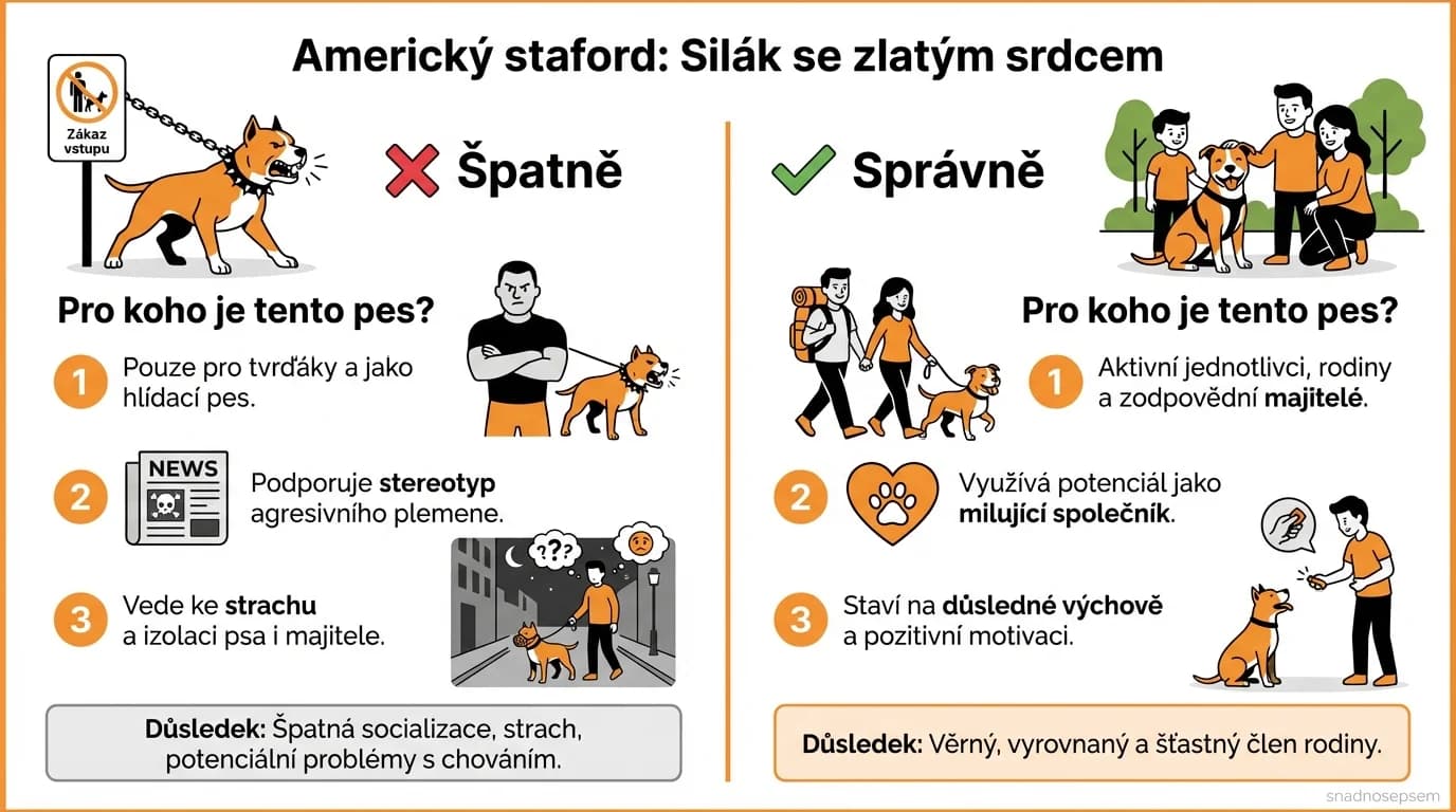 Srovnání: Americký staford: Silák se zlatým srdcem
