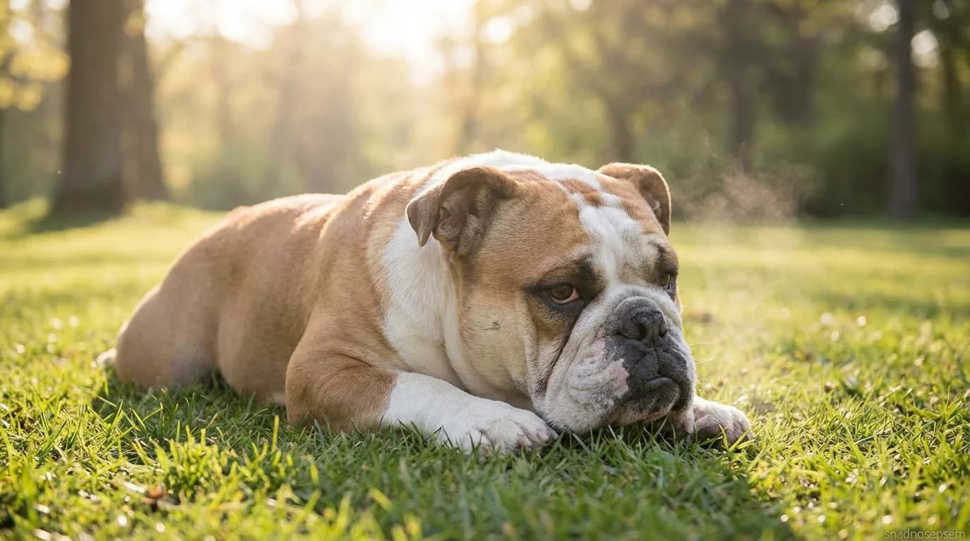 Fotografie: Anglický buldok: klidná síla