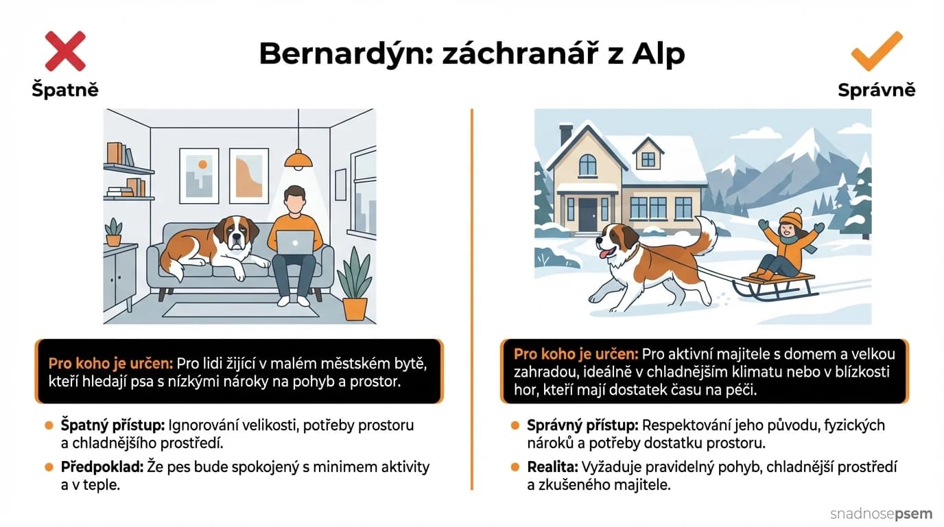 Srovnání: Bernardýn: záchranář z Alp