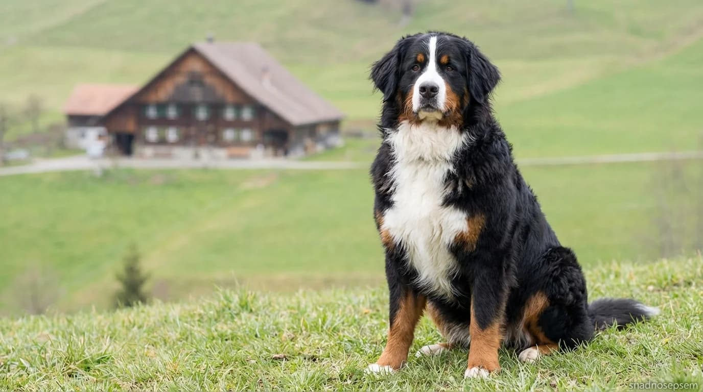 Bernský salašnický pes: klidný obr