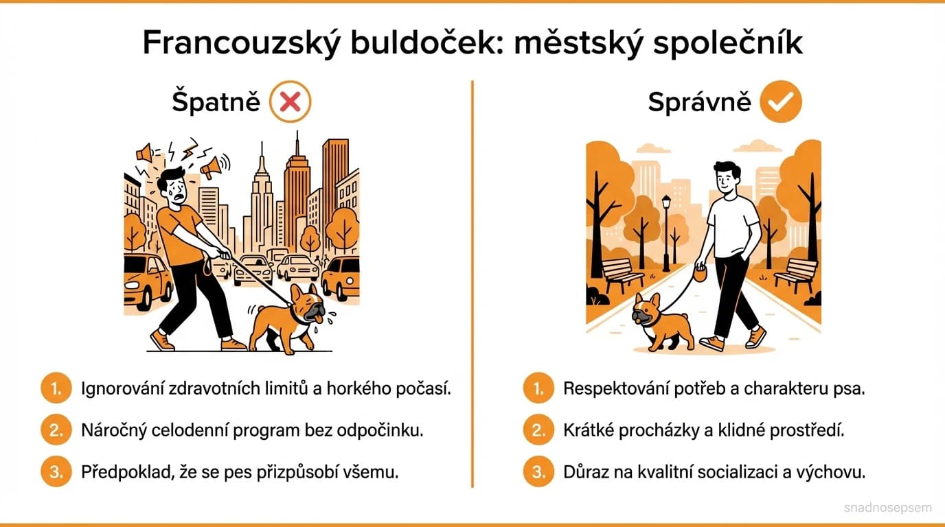 Srovnání: Francouzský buldoček: městský společník