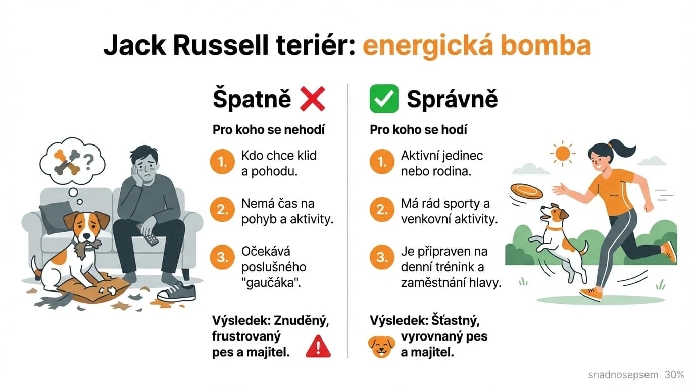 Srovnání: Jack Russell teriér: energická bomba