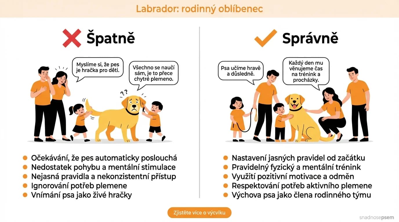 Srovnání: Labrador: rodinný oblíbenec